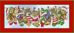 (image for) Christmas Teddies On The Line
